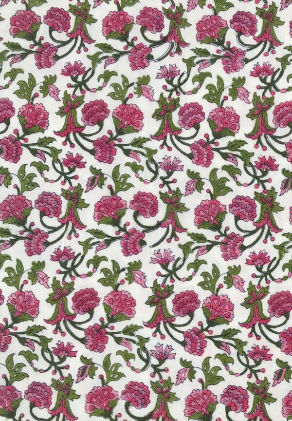 Hand Block Running Fabric