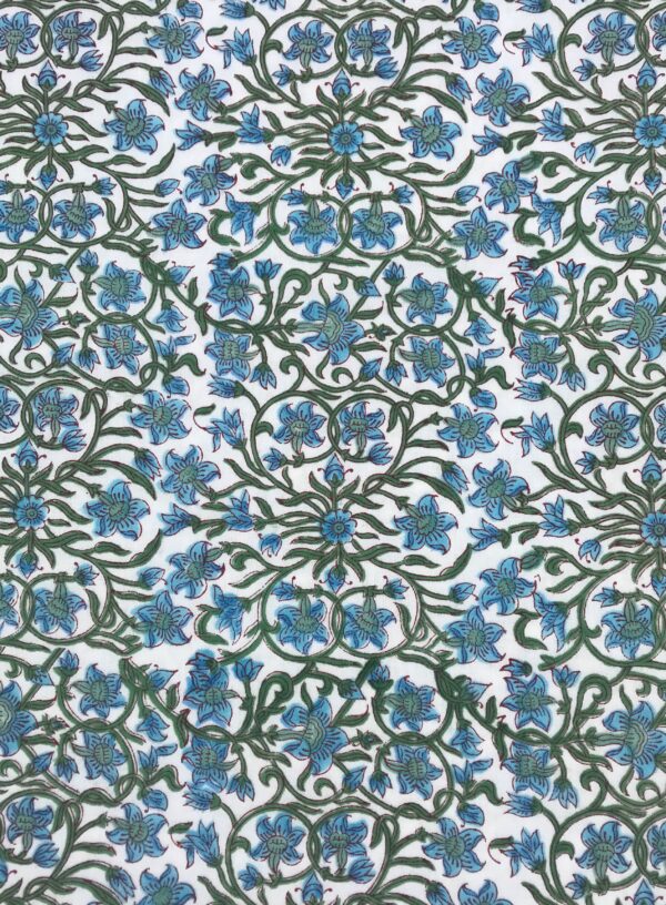 Hand Block Running Fabric