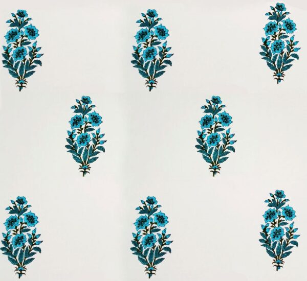 Hand Block Running Fabric