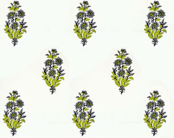 Hand Block Running Fabric