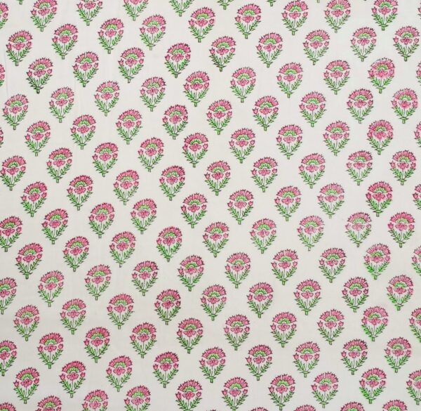 Hand Block Running Fabric
