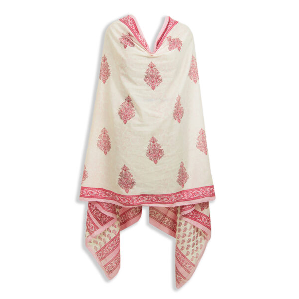 HANDBLOCK COTTON DUPATTA