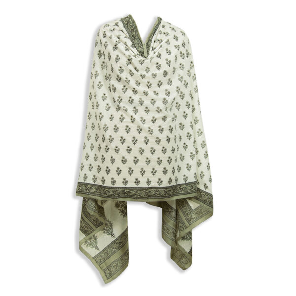HANDBLOCK COTTON DUPATTA